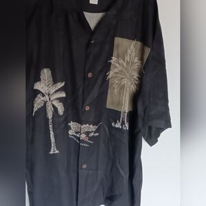 Vintage Bamboo Cay Embroidered Hawaiian Shirt